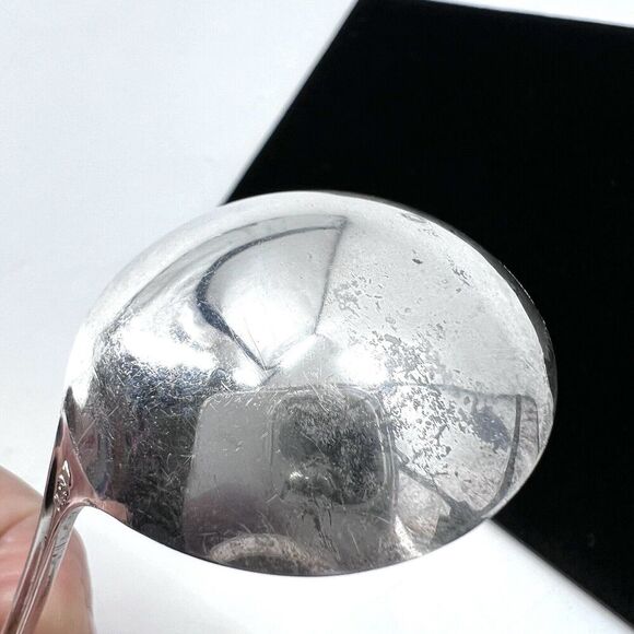 Antique 1900s Weidlich Co. Sterling Silver Small 5.25" Spoon Ladles 35 Grams - Picture 8 of 11